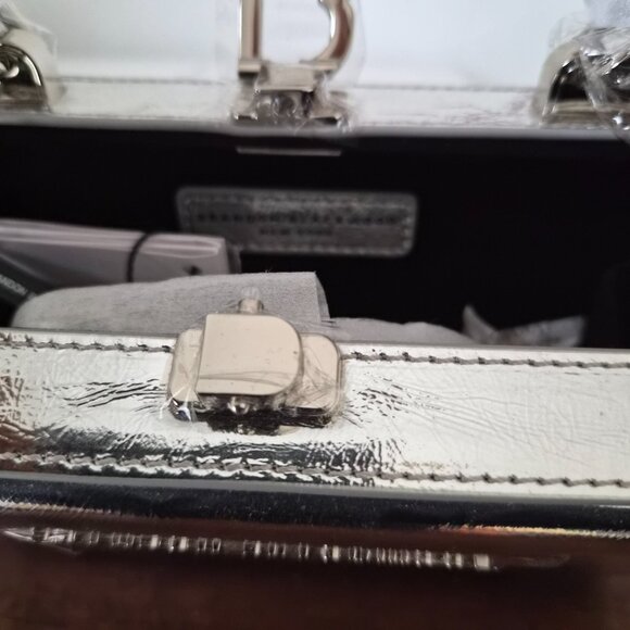 Brand New Brandon Blackwood Silver Slim Trunk Bag - Picture 8 of 9